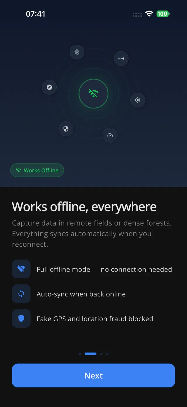 Aplikacja Trust Carbon - Działa offline wszędzie